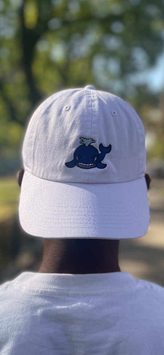 Embroidered Whale Dad Hat
