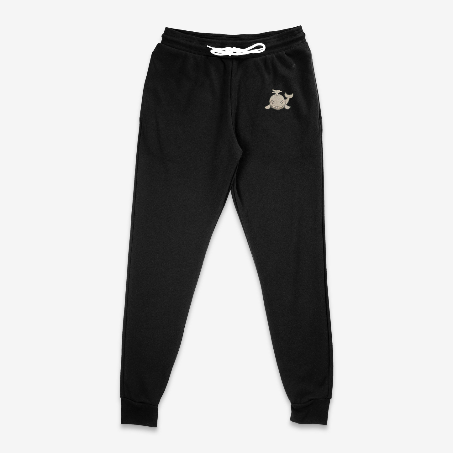 Metallic Embroidered Whale Zip-Up Sweatsuit