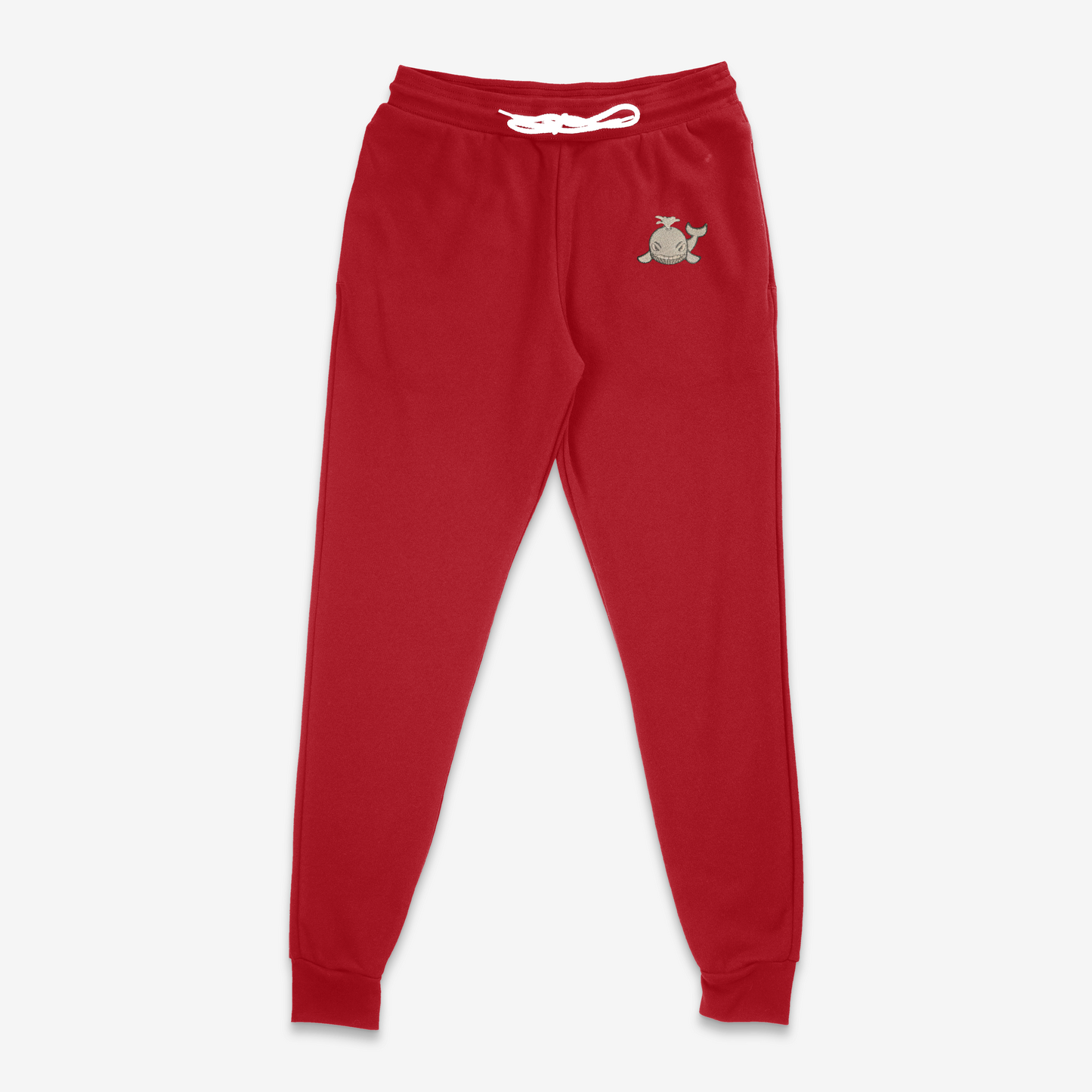 Metallic Embroidered Whale Zip-Up Sweatsuit