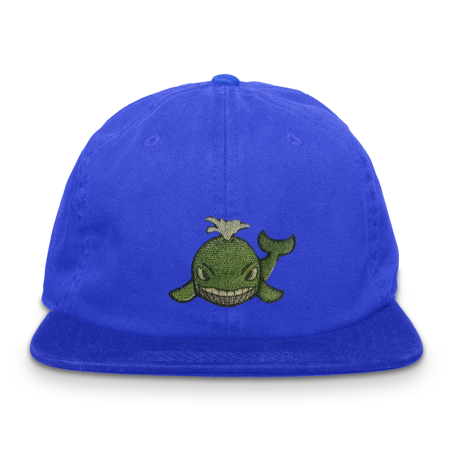 Metallic Embroidered Whale Dad Hat