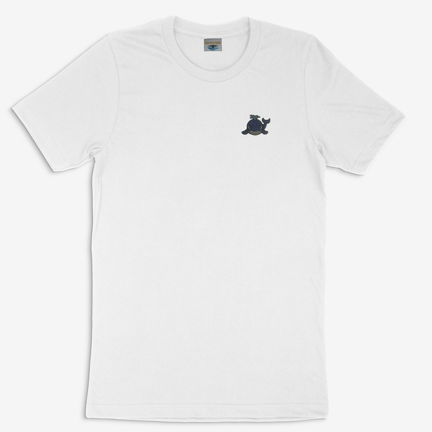 Metallic Embroidered Whale Tee