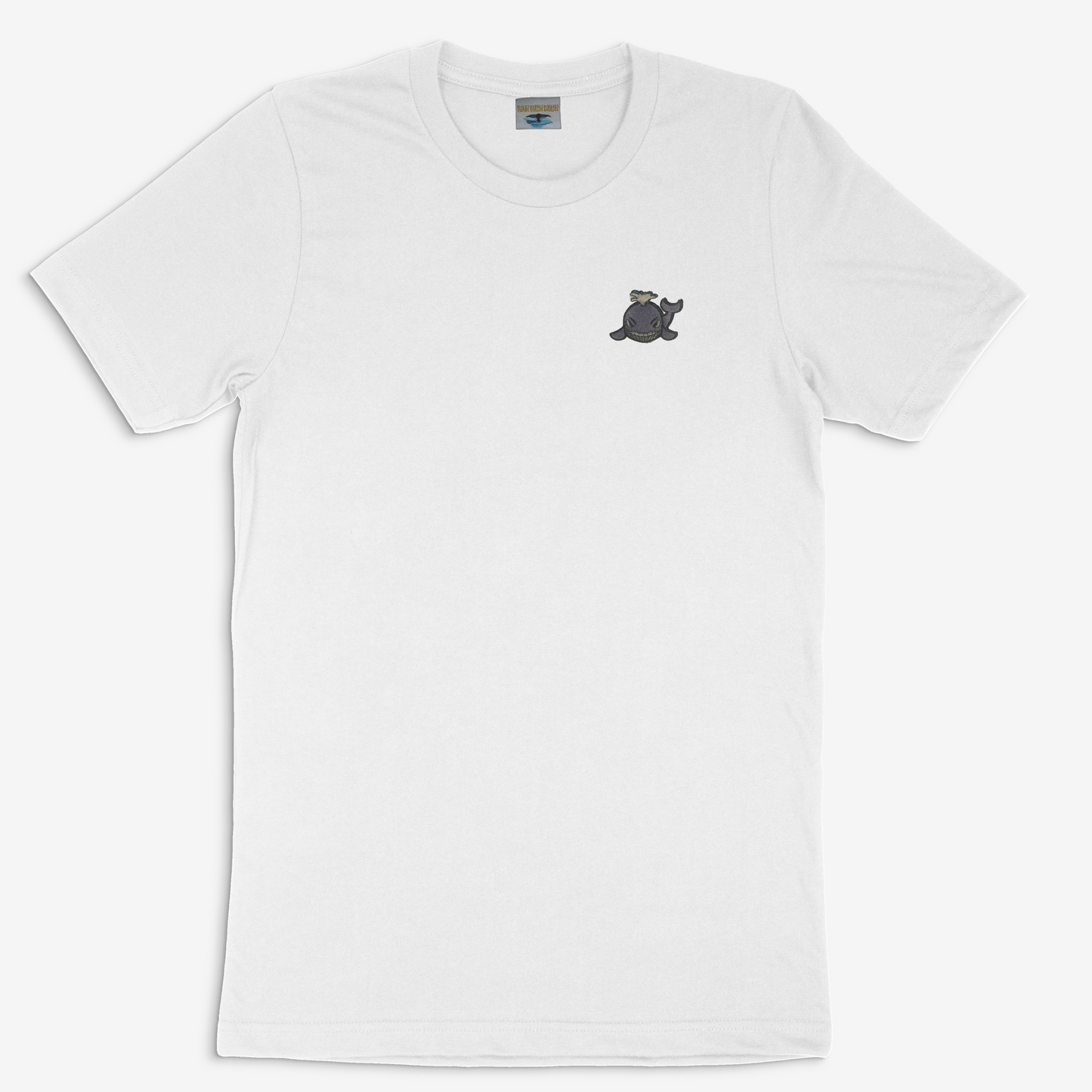 Metallic Embroidered Whale Tee