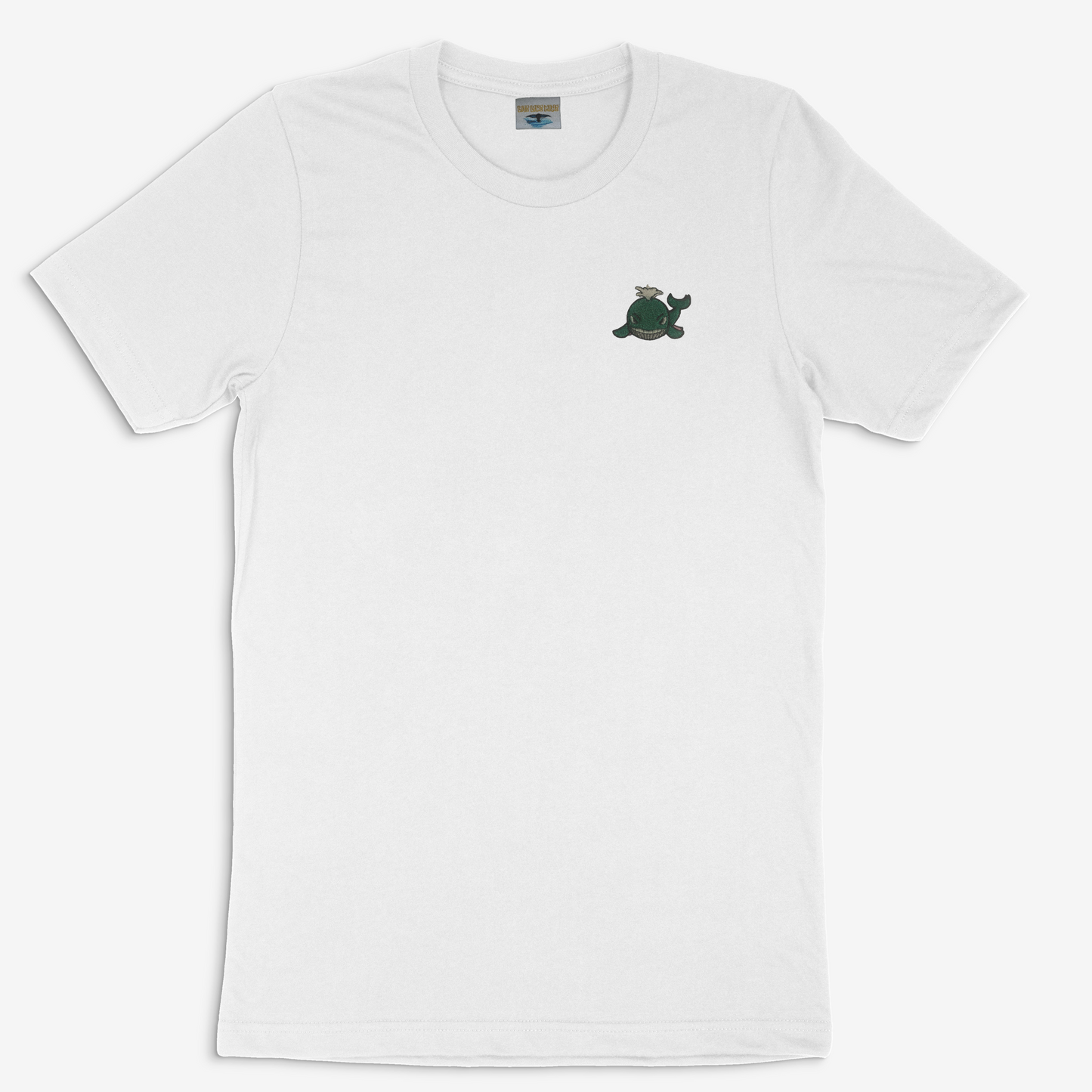 Metallic Embroidered Whale Tee